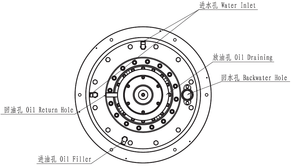 gearbox for drawing machine