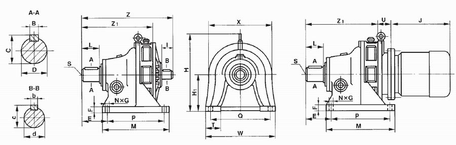 Reductor de velocidad cicloidal MRD drive