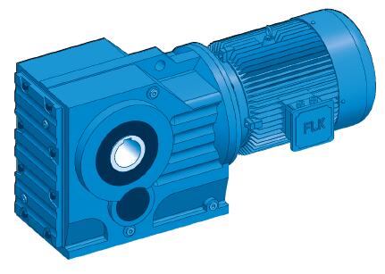 Hollow Shaft Helical Bevel Gearbox with Motor