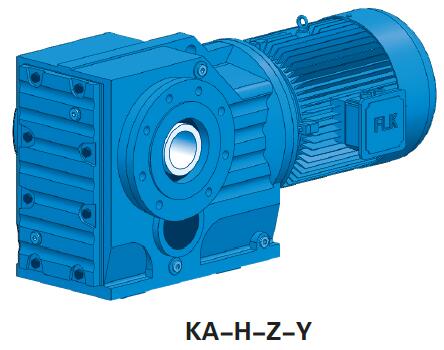 Shrink Disk Hollow Shaft Helical Bevel Gearmotor with B14 Flange Mounted