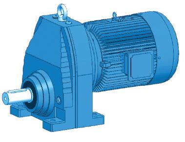 Single Stage Foot Mounted Inline Helical Geared Motor