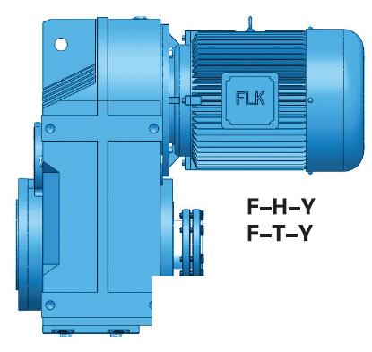 Hollow Shaft Shrink Disk Parallel Shaft Helical Geared Motor