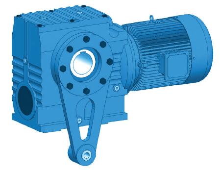 Hollow Shaft Torque Arm Mounted Worm Helical Gearmotor