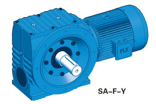 Flange Mounted Worm Helical Gearmotor