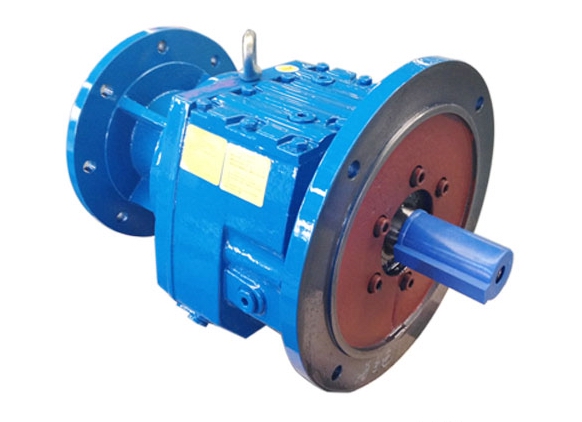 RF series Inline Helical Gearbox with Flange mounted
